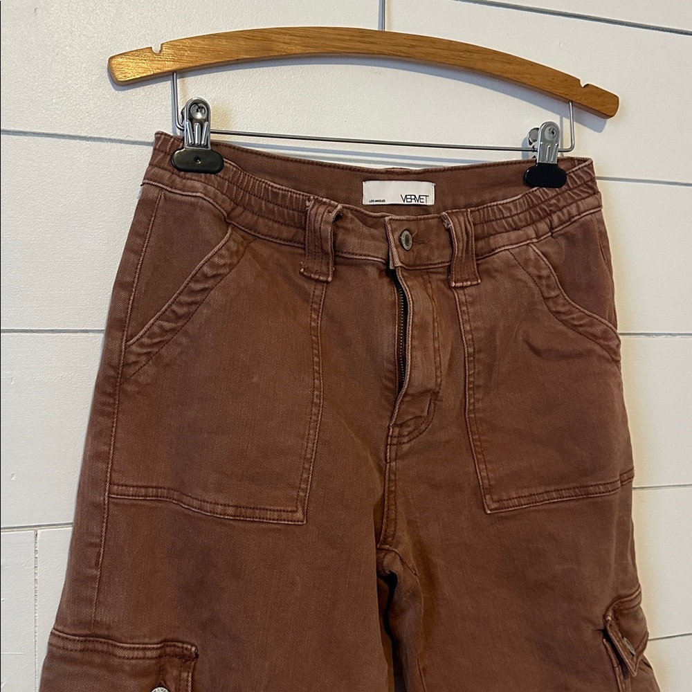VERVET High Rise Stretch Cargo Pant - Picture 8 of 15